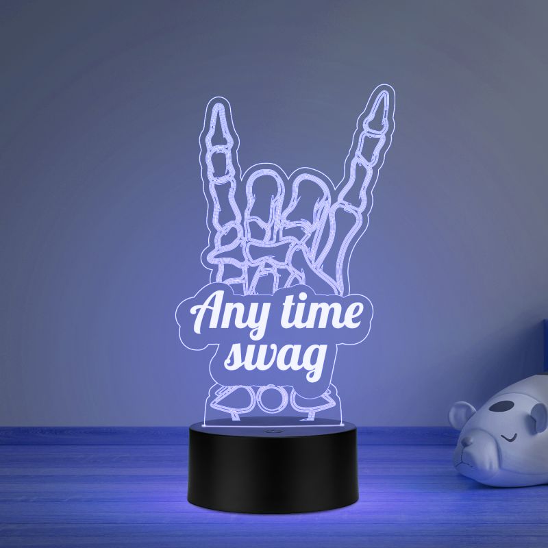 Any time Swag Night lamp for Home Decor